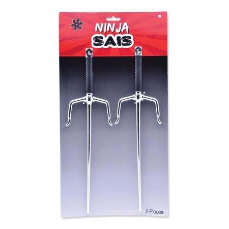 Ninja weapons twin daggers - plastic