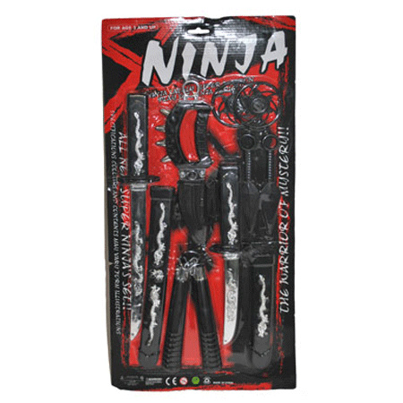 Ninja vechtwapens 10-delig