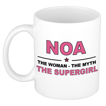 Noa The woman, The myth the supergirl collega kado mokken/bekers 300 ml