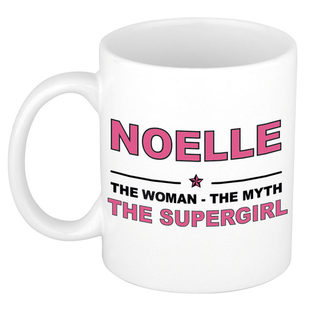 Noelle The woman, The myth the supergirl collega kado mokken/bekers 300 ml