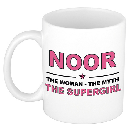 Noor The woman, The myth the supergirl name mug 300 ml