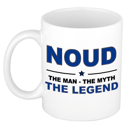 Noud The man, The myth the legend collega kado mokken/bekers 300 ml