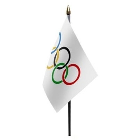 Olympisch vlaggetje met stokje