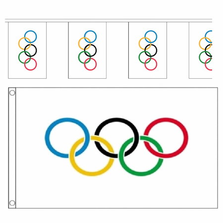 Olympics games flags decoration set