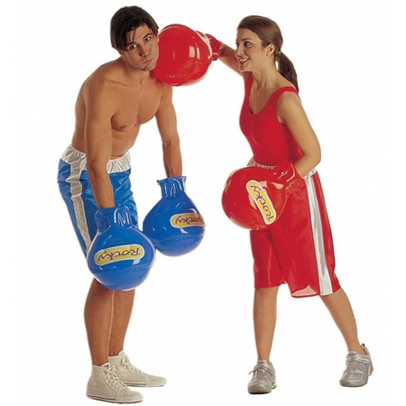 Boksing gloves red inflatable 