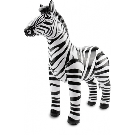 Inflatable zebra 60 x 55 cm