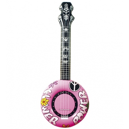 Inflatable flower power banjo