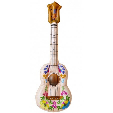 Inflatable flower guitar