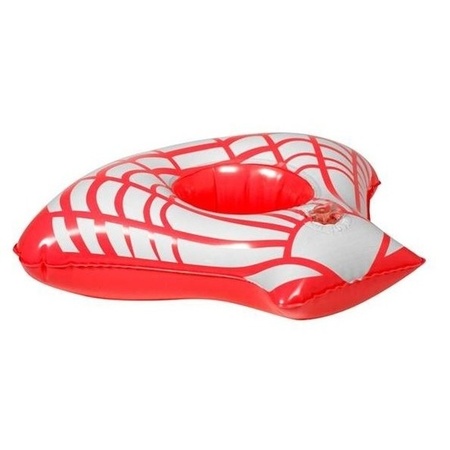 Inflatable beverage holder red sea shell 23 cm