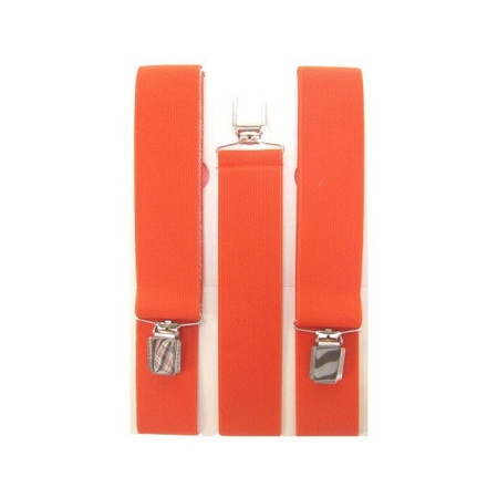Voordelige oranje bretels