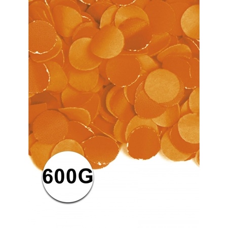 Feest confetti 600 gram oranje