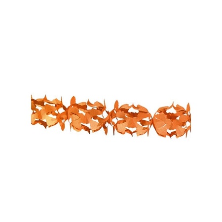 Oranje feest slinger van 6 meter