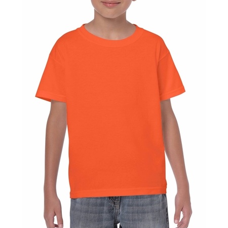 Orange t-shirts for children