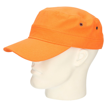 Army caps in oranje kleur