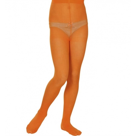 Oranje gekleurde panty voor kids