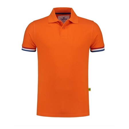 Oranje polo shirt Holland voor heren