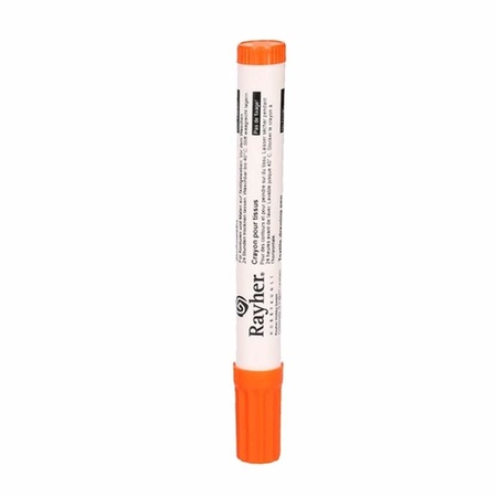 Orange textile marker with thick point