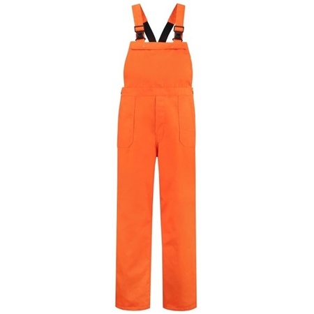 Orange bib-and-brace overall for children