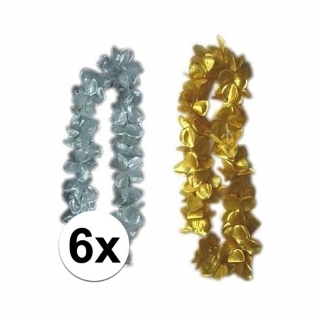 New Years Eve accessories wreaths silver/gold 6x