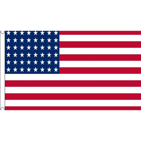 Old US vlag met 48 sterren