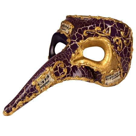 Purple Venice mask for men