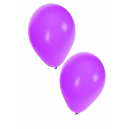 Versierings ballonnen paars, 200 st