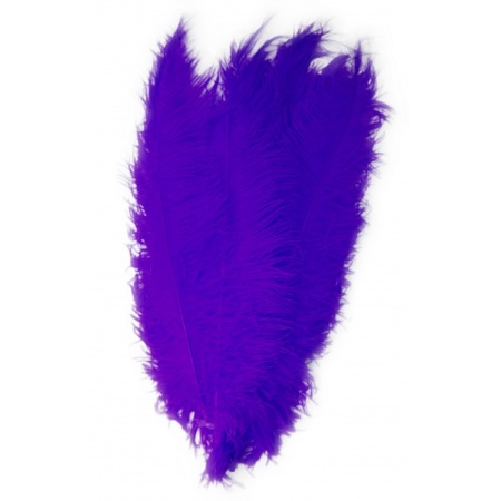 Large feathers 50 cm purple