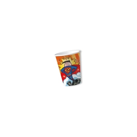Paper cups 30 years Super Hero 10 pieces