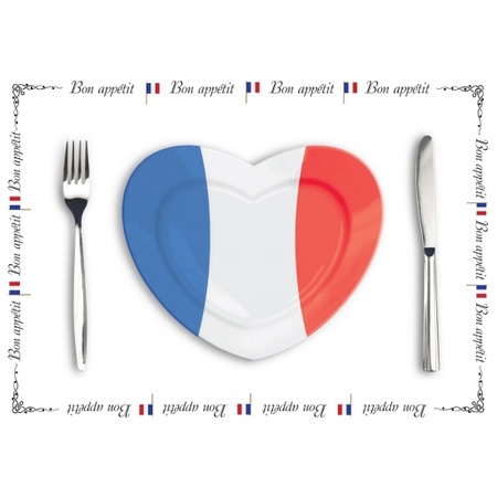 Set van 50 Frankrijk placemats