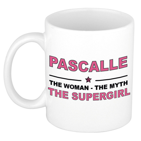 Pascalle The woman, The myth the supergirl collega kado mokken/bekers 300 ml