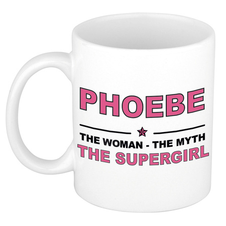 Phoebe The woman, The myth the supergirl collega kado mokken/bekers 300 ml