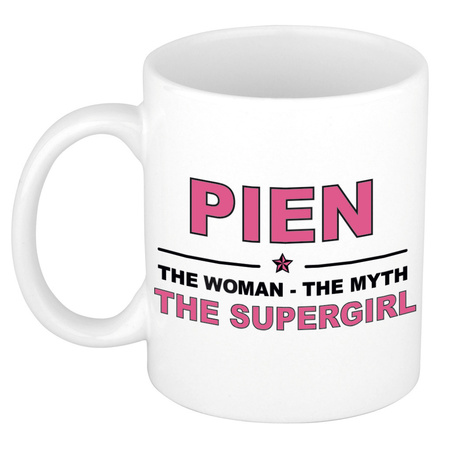 Pien The woman, The myth the supergirl collega kado mokken/bekers 300 ml