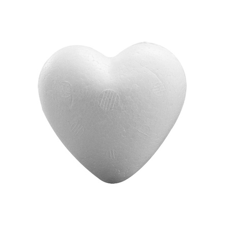 Styrofoam heart 9 cm