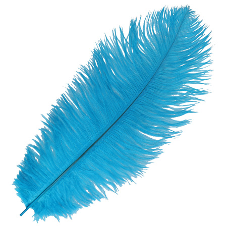 Blue feather - 35 cm