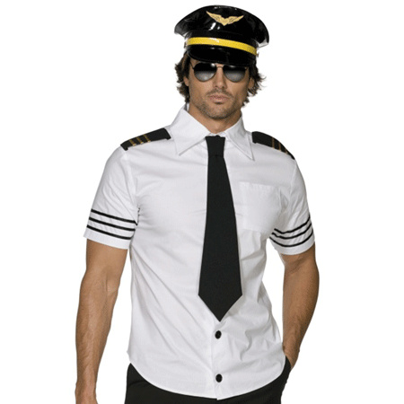 Piloten verkleedkleding heren