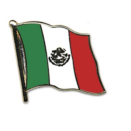 Pin broche speldje Vlag Mexico 2 cm