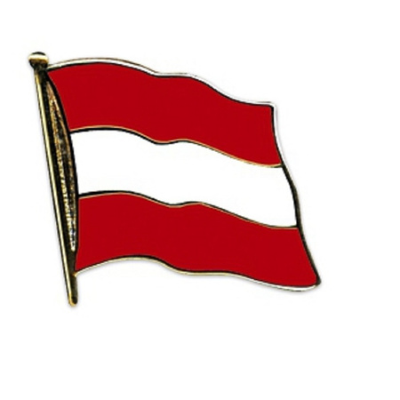 Pin broche speldje vlag Oostenrijk 2 cm