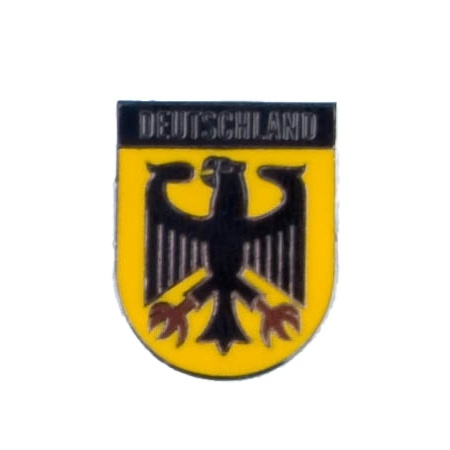 Duitse vlag met adelaar pin