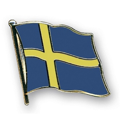 Pin speldje/broche vlag Zweden 20 mm