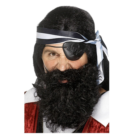 Pirate black beard curled
