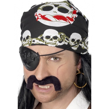 Pirate bandana with skulls
