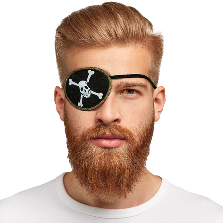 Piraat ooglapjes zwart