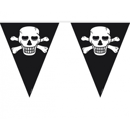 Piratenfeest vlaggenlijnen