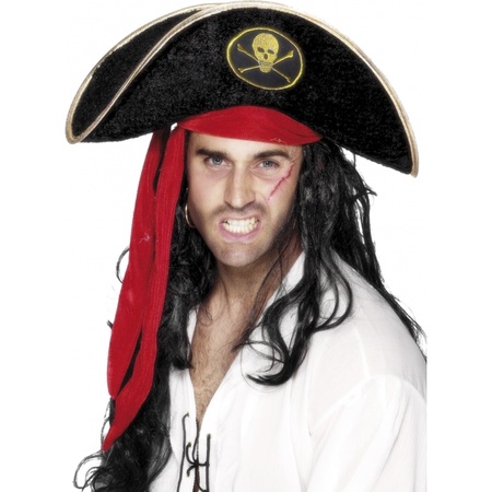 Zwarte hoed voor piraten