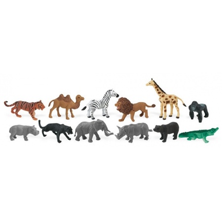Plastic toy wild animals