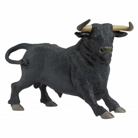 Plastic Andalusian bull 14 cm