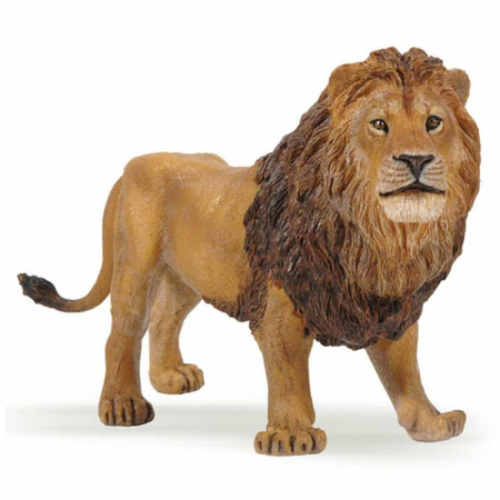 Plastic speelgoed figuur leeuw 14 cm