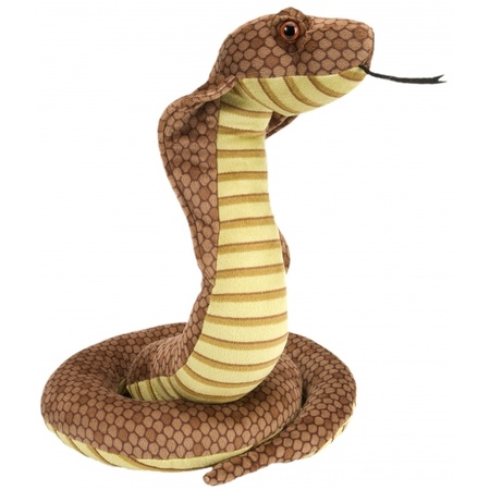 Plush cobra snake 30 cm