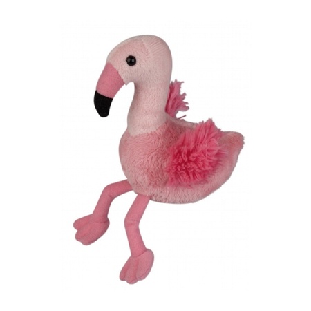 Plush animal flamingo 15 cm