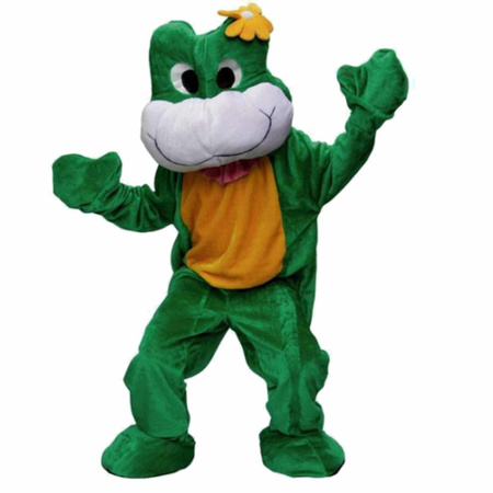 Plush frog costume adults